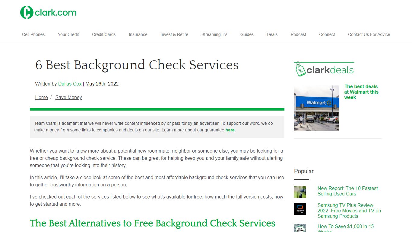 6 Best Background Check Services - Clark Howard